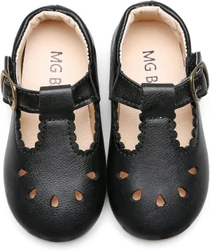 DADAWEN Girl's Classic Mary Jane School Uniform Shoes Flat Dress Shoes