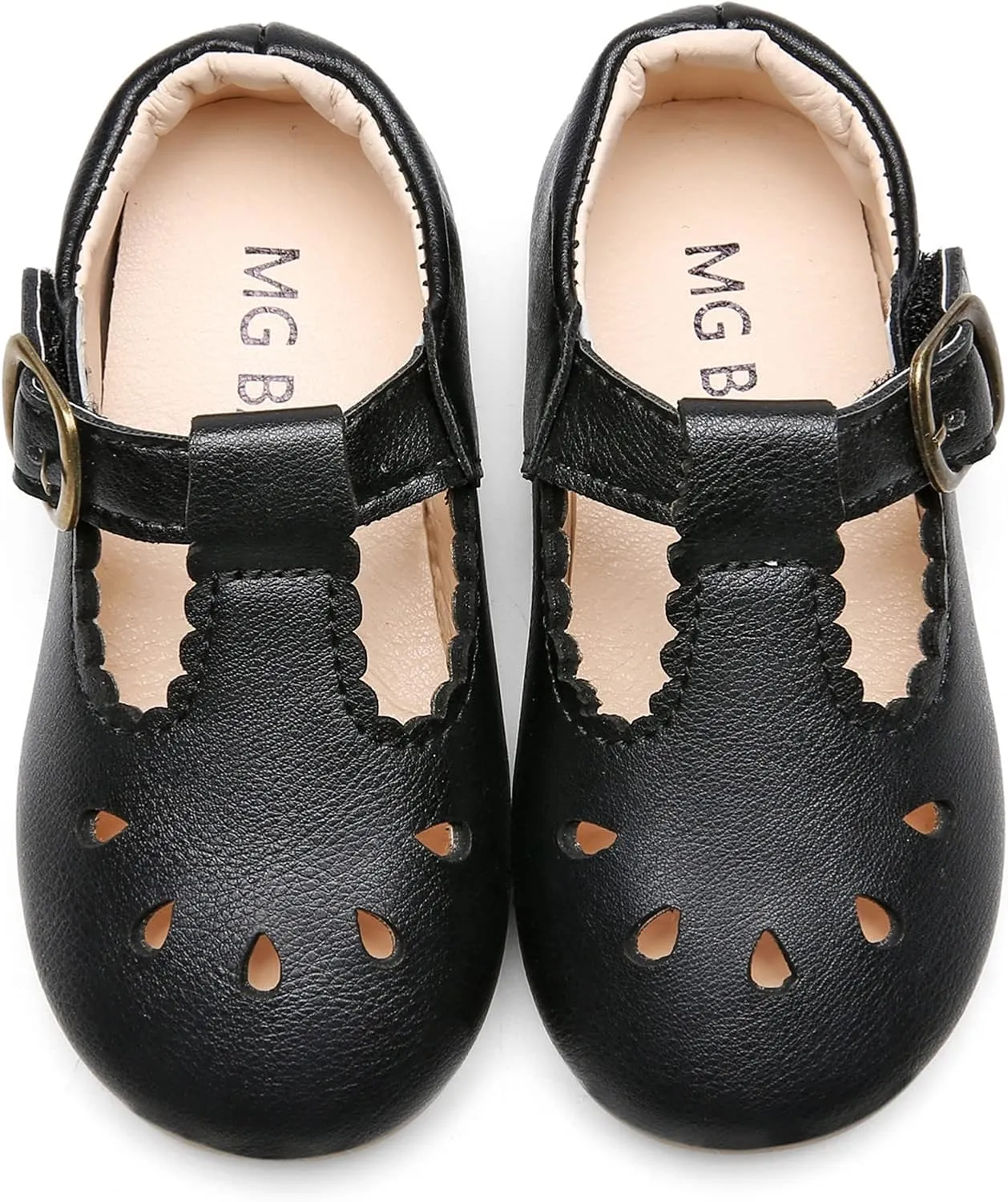 DADAWEN Girl's Classic Mary Jane School Uniform Shoes Flat Dress Shoes