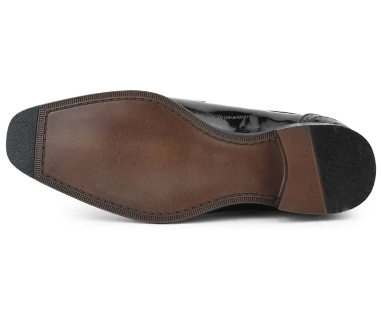 Dallas Black Cap Toe Derby