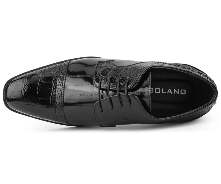 Dallas Black Cap Toe Derby
