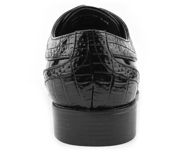 Dallas Black Cap Toe Derby