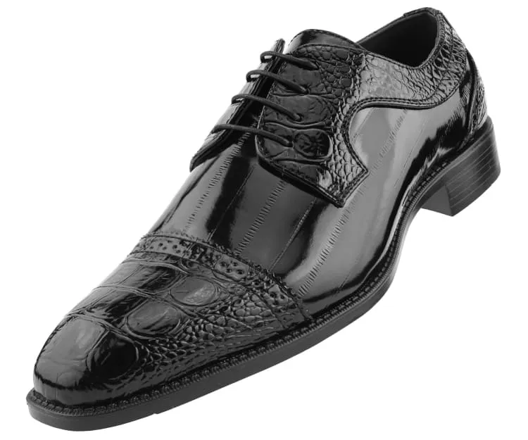 Dallas Black Cap Toe Derby