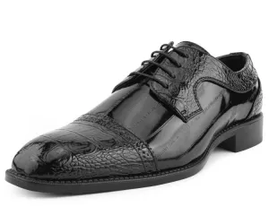 Dallas Black Cap Toe Derby