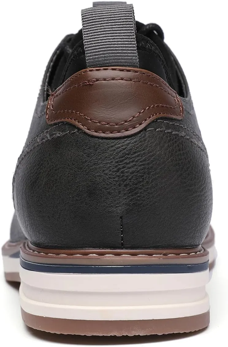 DECARSDZ Mens Dress Shoes Casual Oxford Shoes Business Formal Shoes Use for Business Social Gatherings Wedding Travel
