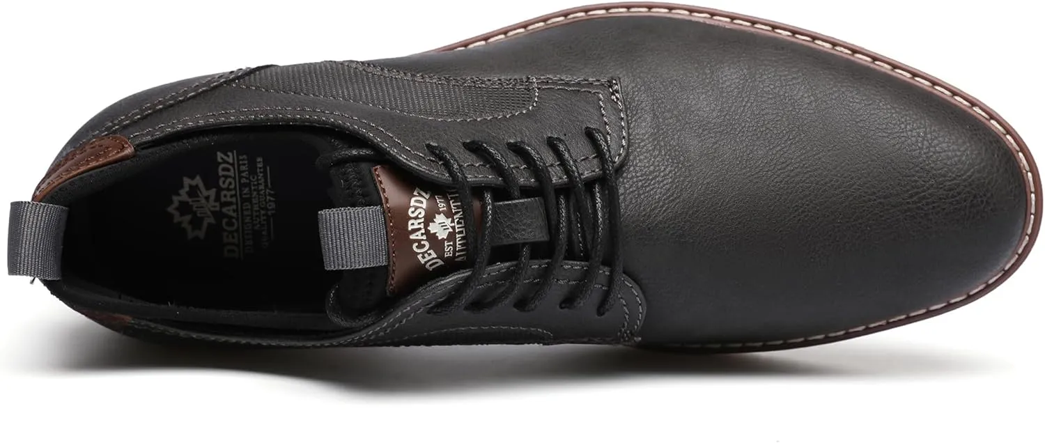 DECARSDZ Mens Dress Shoes Casual Oxford Shoes Business Formal Shoes Use for Business Social Gatherings Wedding Travel