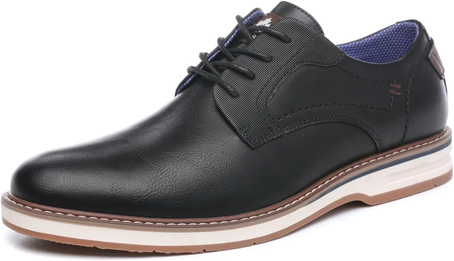 DECARSDZ Mens Dress Shoes Casual Oxford Shoes Business Formal Shoes Use for Business Social Gatherings Wedding Travel