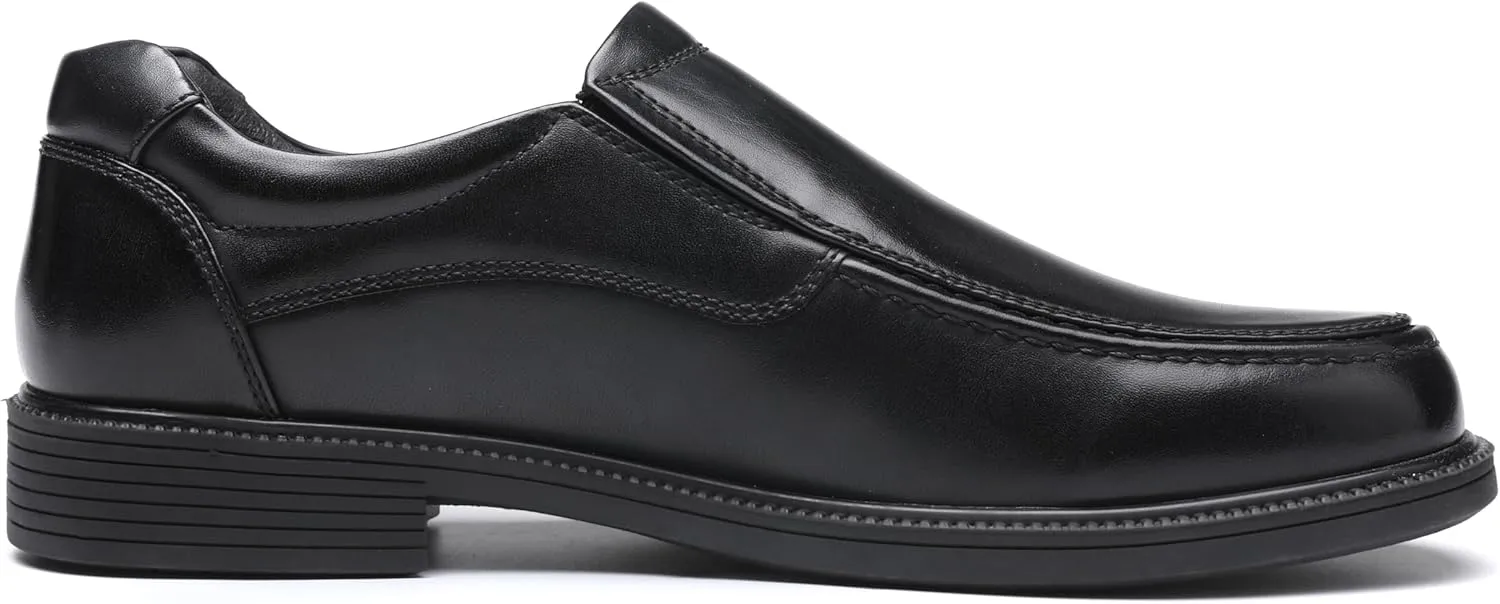 DECARSDZ Mens Faux Patent Leather Tuxedo Classic Formal Loafers Dress Shoes