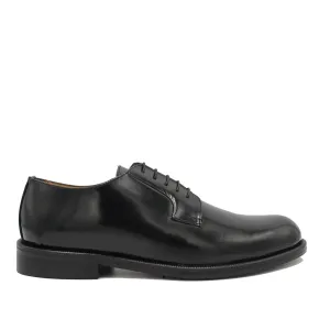 DERBY LACED 044 BLACK POLISHED
