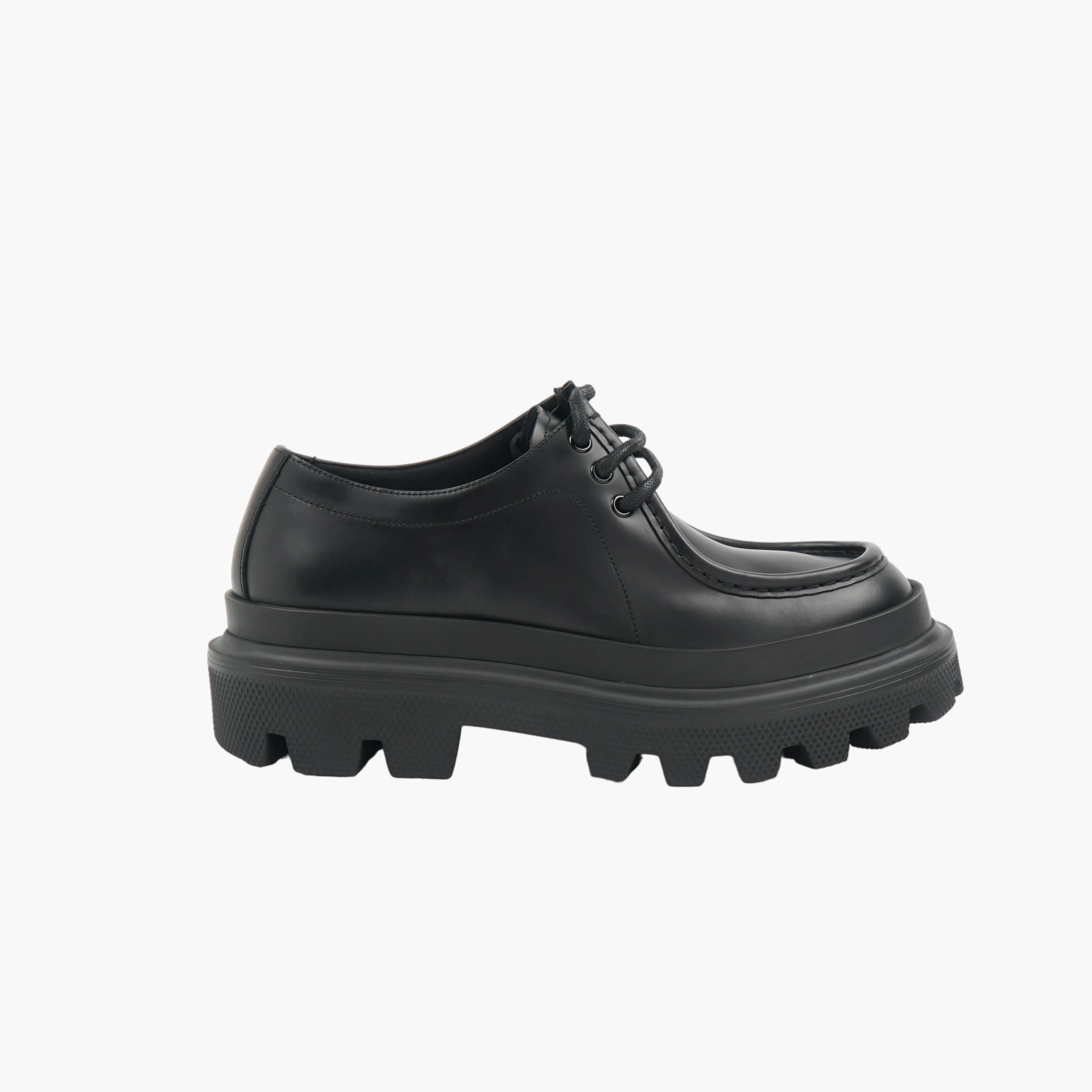 Dolce & Gabbana Brushed Calfskin Derby Shoes