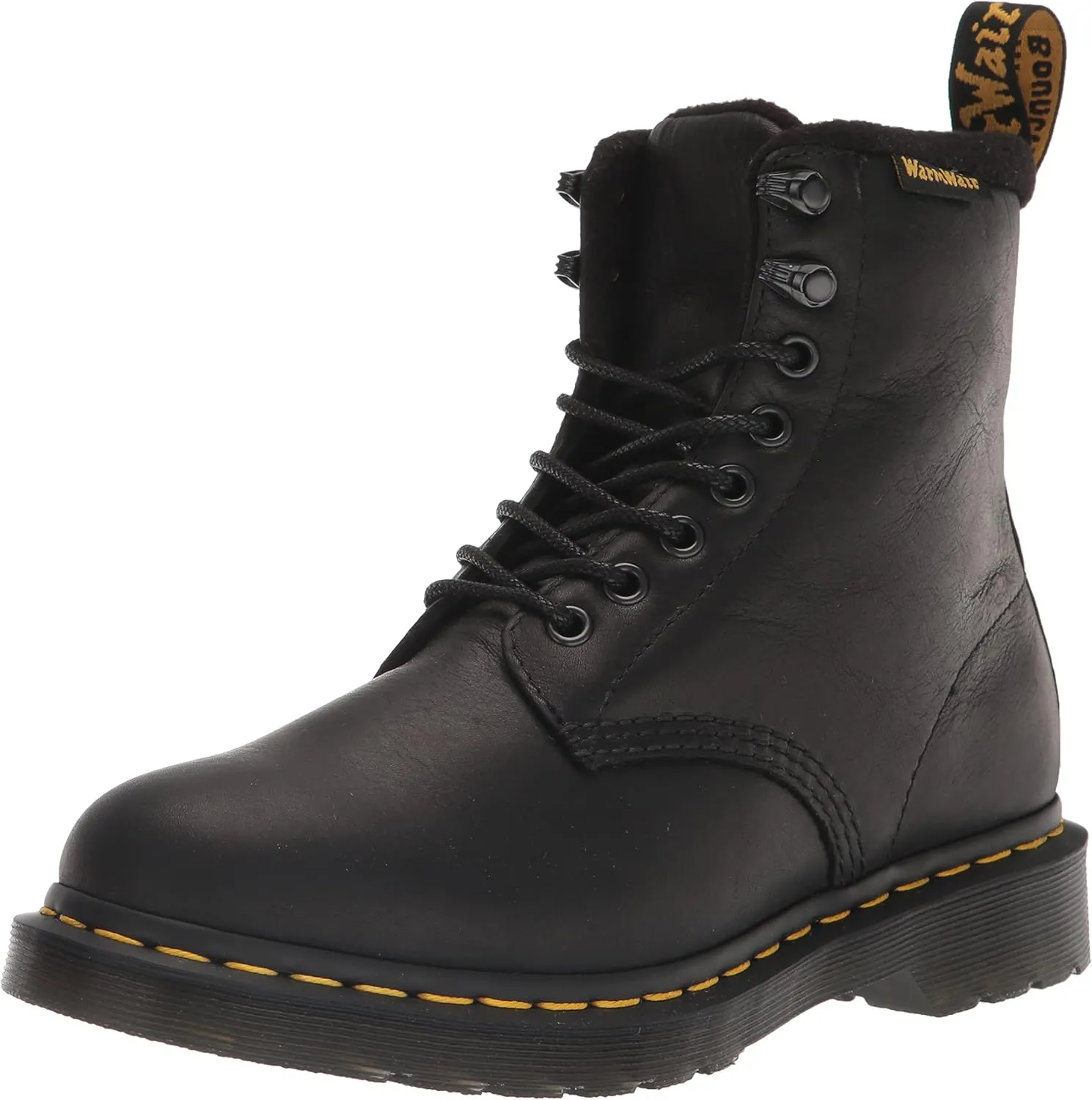 Dr. Martens Unisex 1460 Pascal Fashion Boot, Black Valor WP, 6 US Women