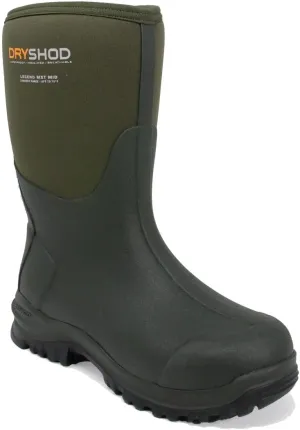 Dryshod Mens Legend Mxt Round Toe Mid Pull On Rain Casual Boots Mid Calf - Green