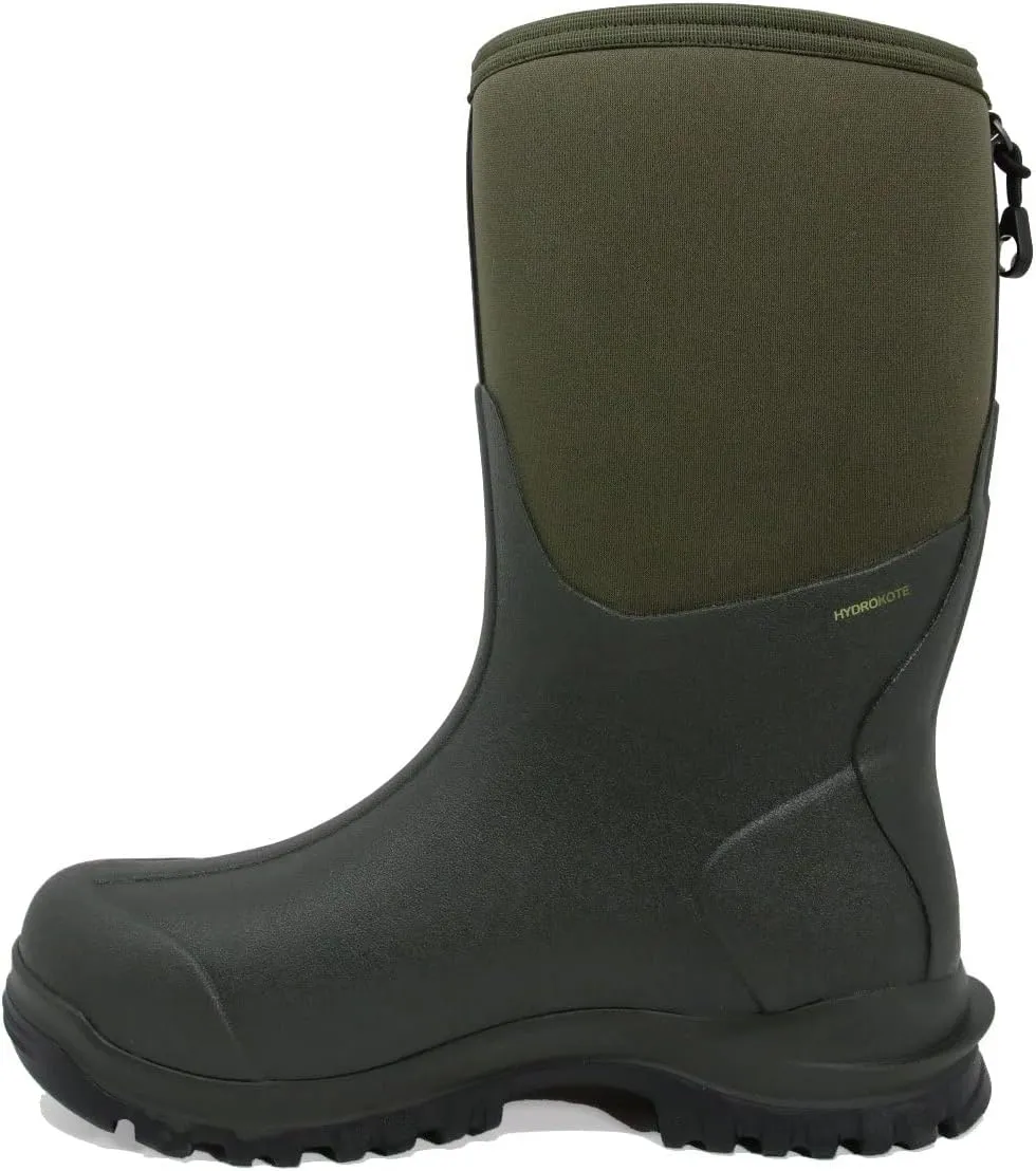 Dryshod Mens Legend Mxt Round Toe Mid Pull On Rain Casual Boots Mid Calf - Green
