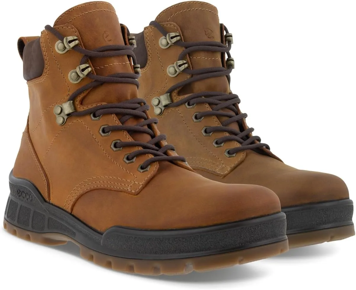 ECCO Track 25 Waterproof Plain Toe Tie Boot