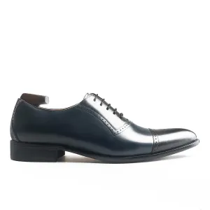 Elegant Two Tone Cap Toe Oxford Shoes