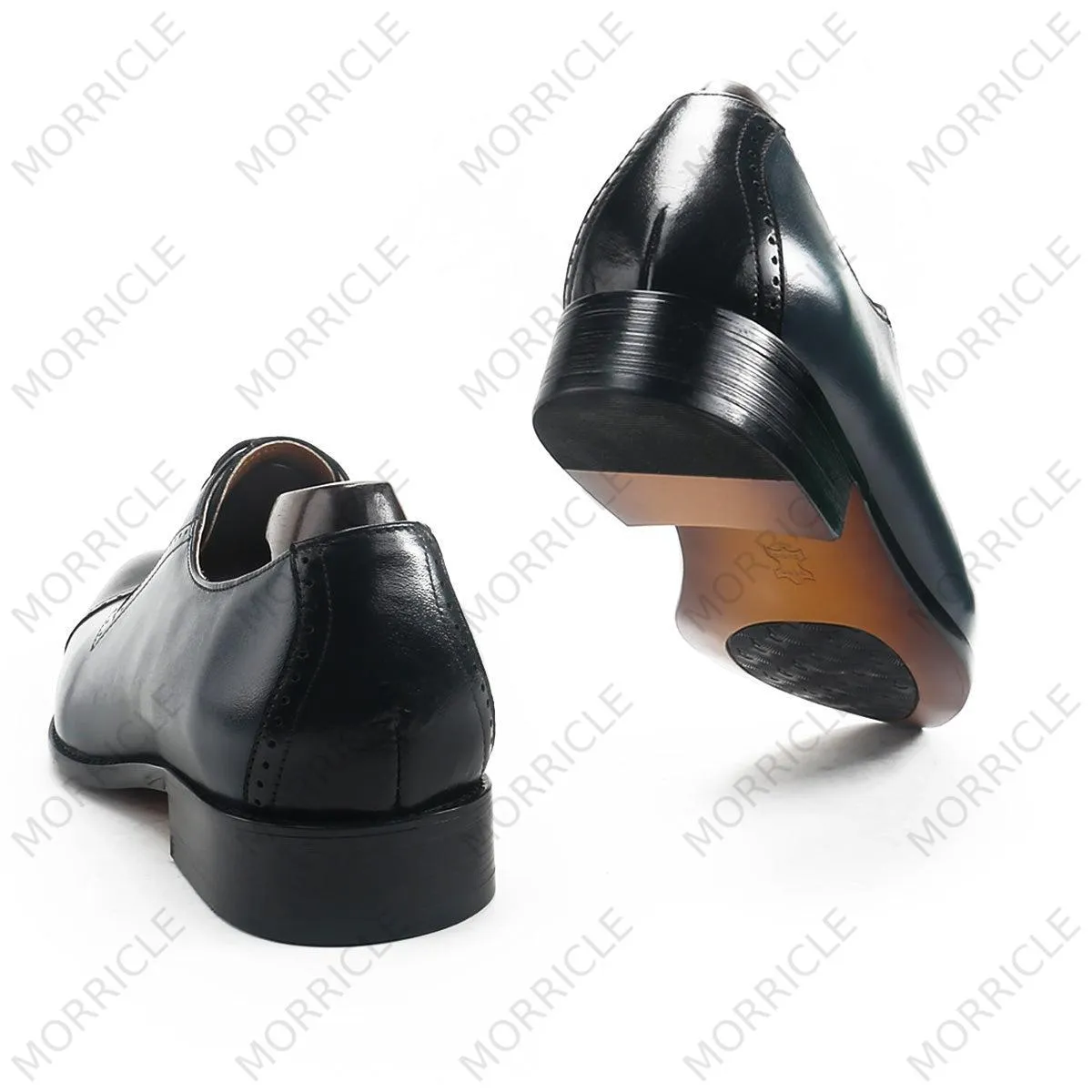 Elegant Two Tone Cap Toe Oxford Shoes