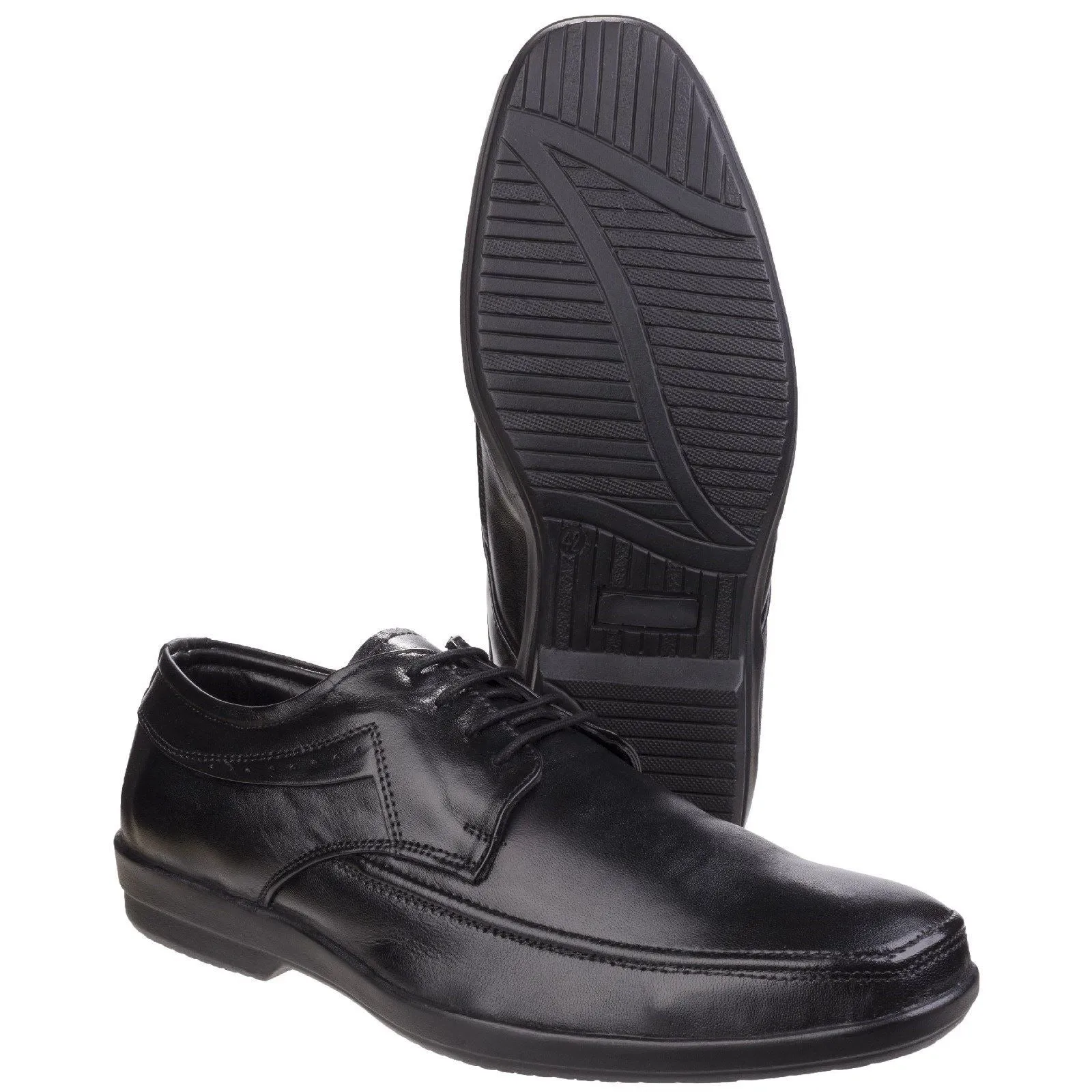 Fleet & Foster Dave Apron Toe Oxford Formal Shoes