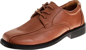 French Toast Boys Dress Shoes - Classic Lace-Up Oxford Casual Dress Formal Shoes - Black (Size 7 Toddler - Size 6 Big Kid)
