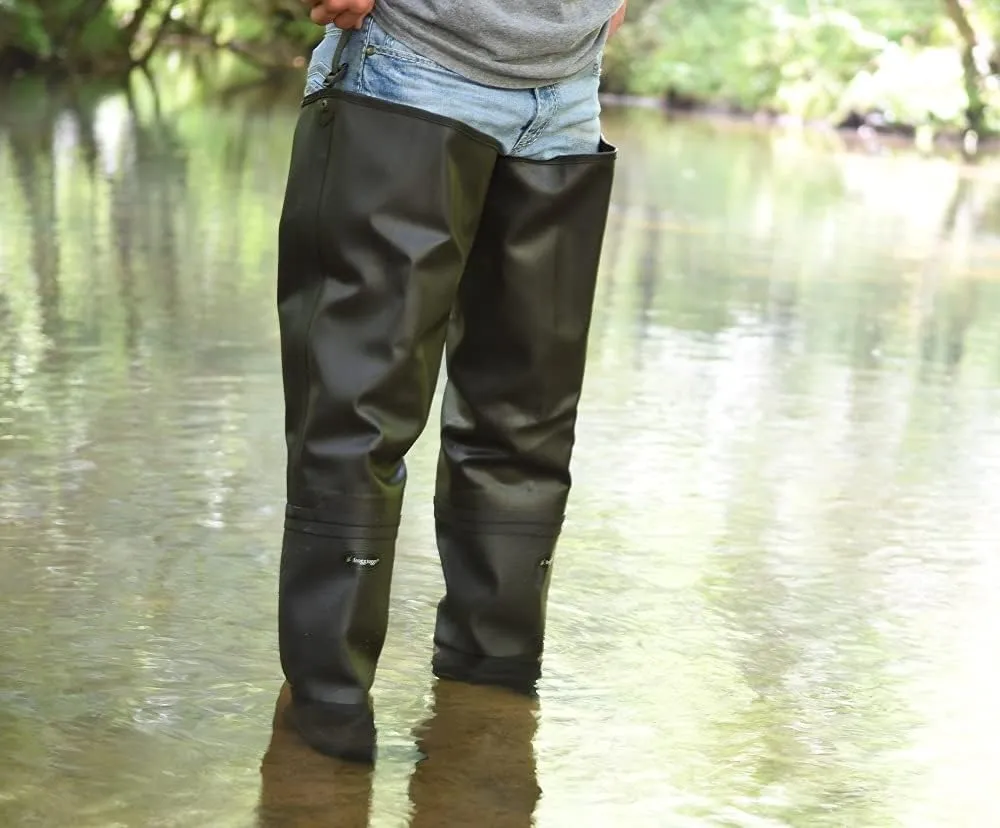 FROGG TOGGS Rana II Waterproof PVC Fishing Bootfoot Hip Wader for Fishing