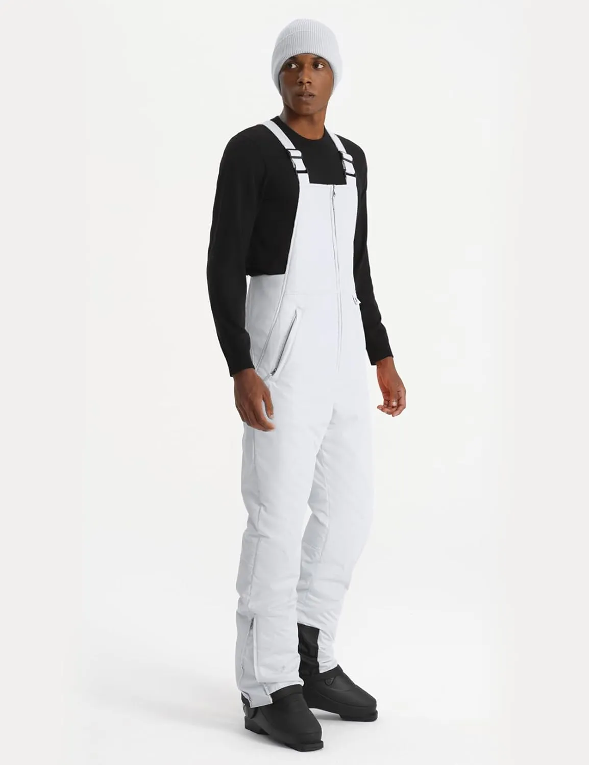 GEMYSE Men's Insulated Waterproof Ski Bib Overalls Winter Snowboarding Pants
