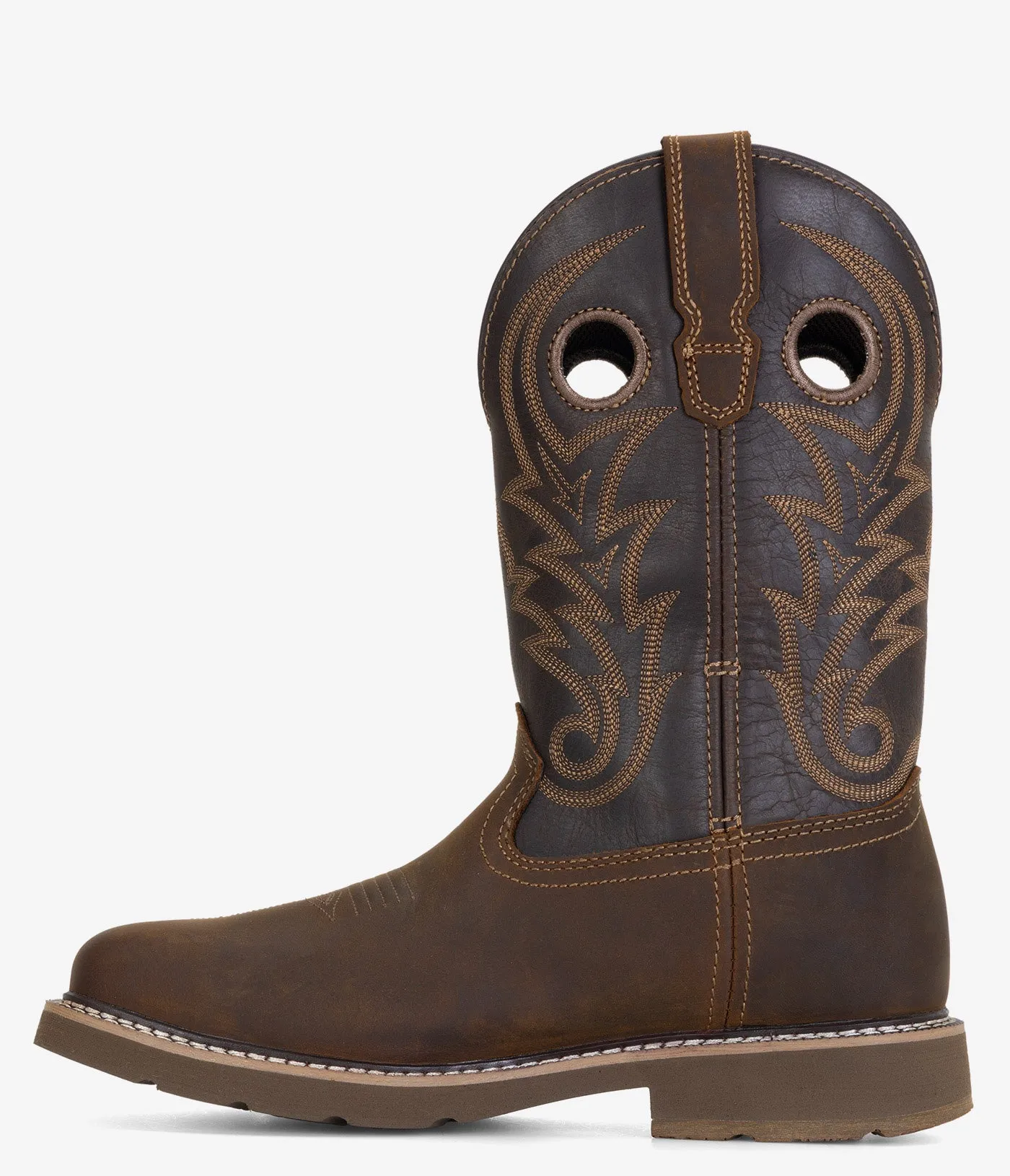 Georgia Boot Core 37 Western 11" Steel Toe Waterproof Pull-On Boot - Men