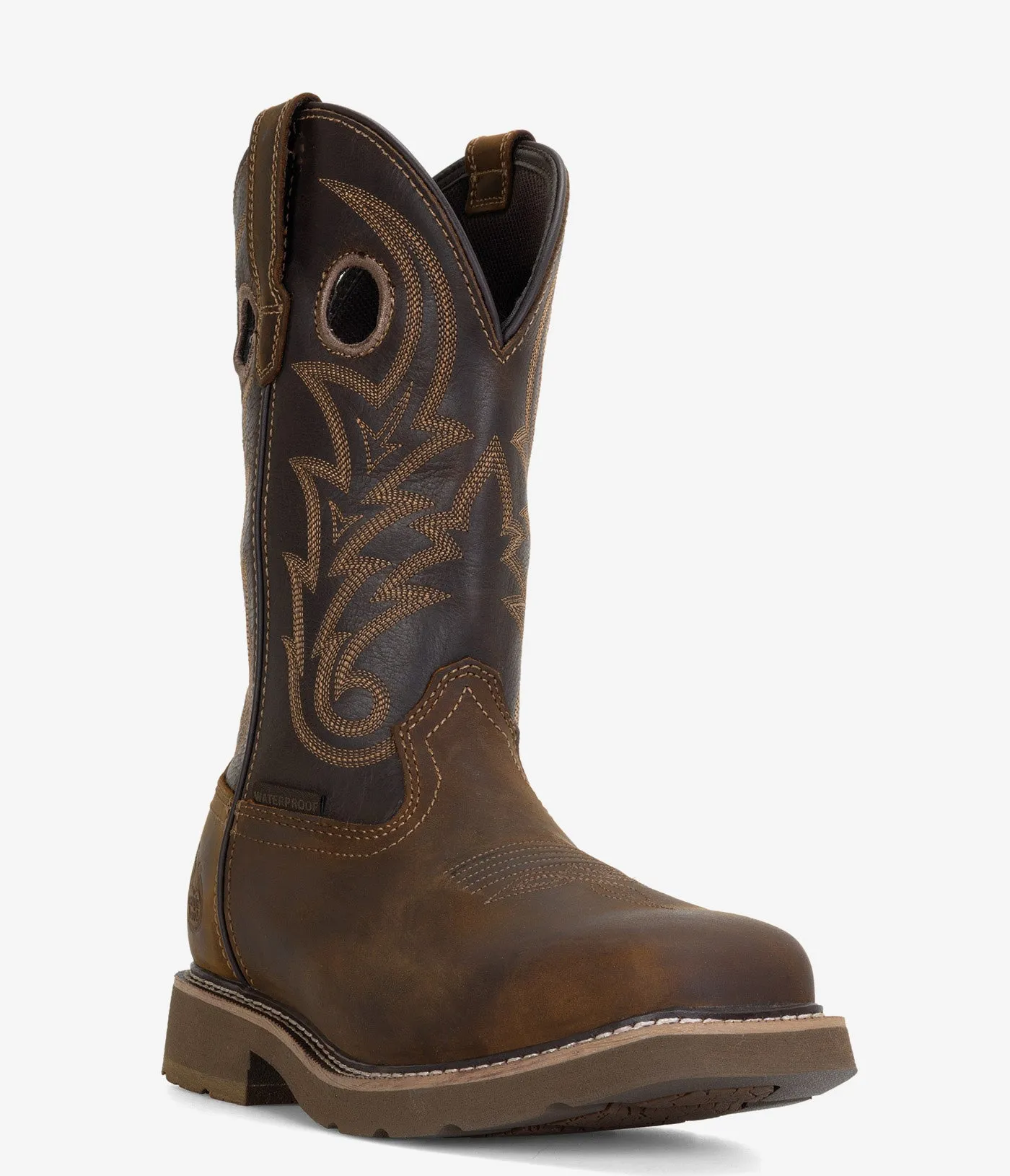 Georgia Boot Core 37 Western 11" Steel Toe Waterproof Pull-On Boot - Men