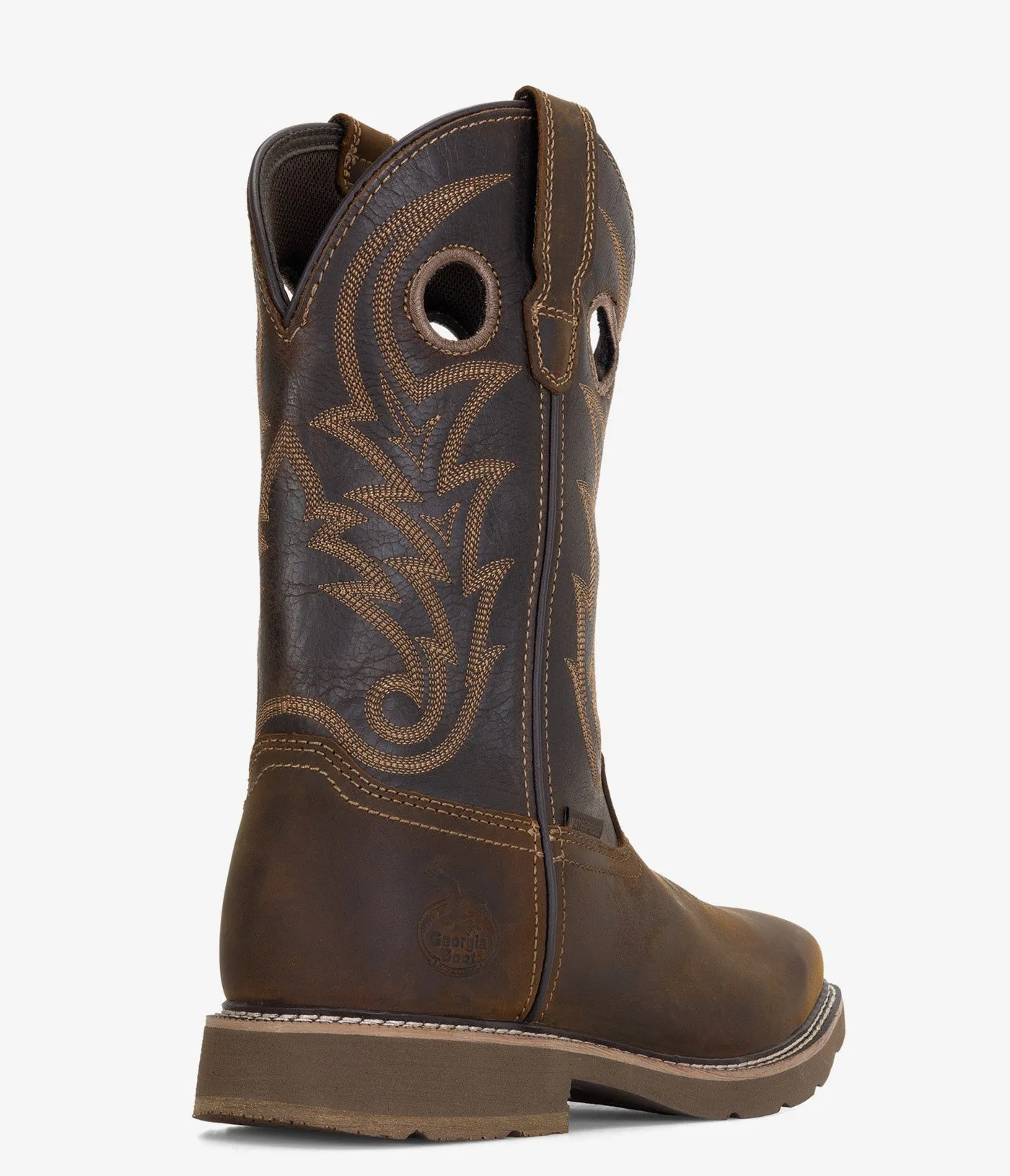 Georgia Boot Core 37 Western 11" Steel Toe Waterproof Pull-On Boot - Men