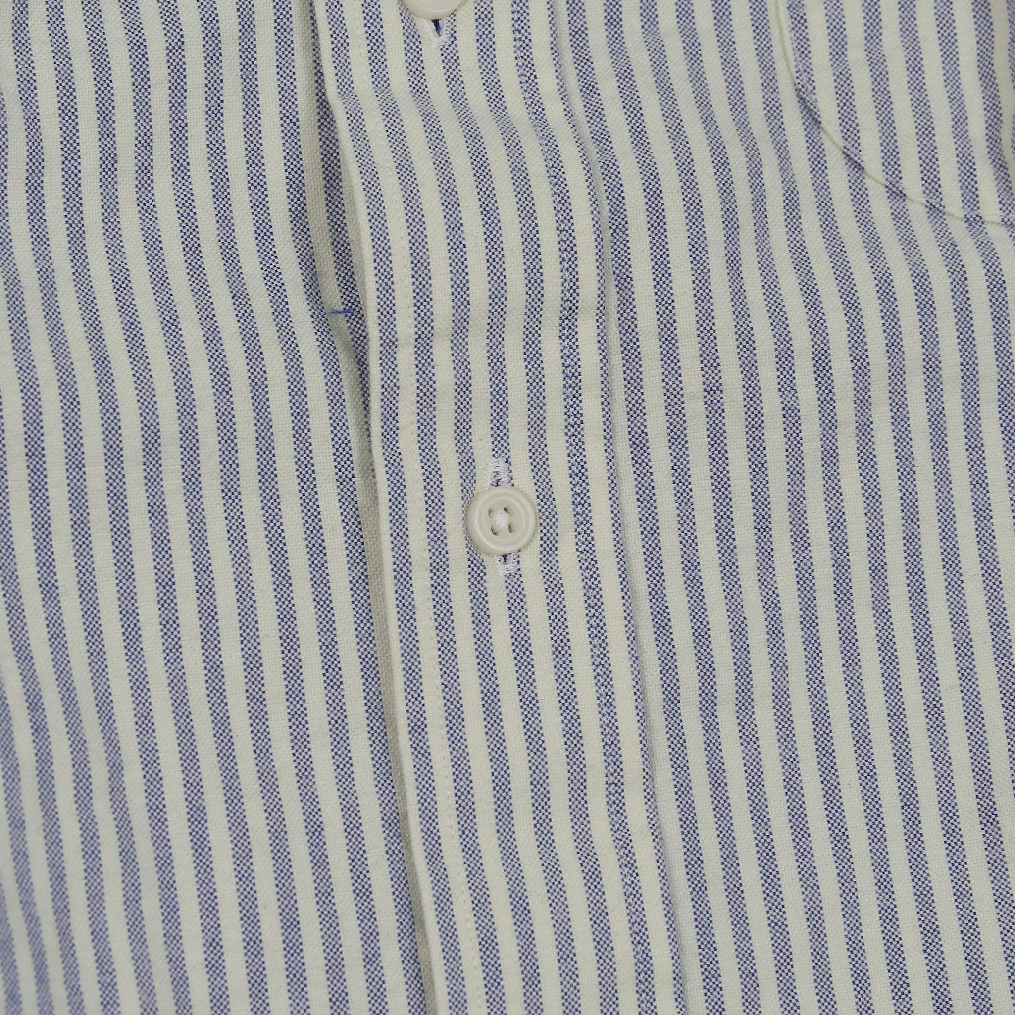 Gitman Vintage Brushed Cotton Striped Oxford  Shirt Without Button Down