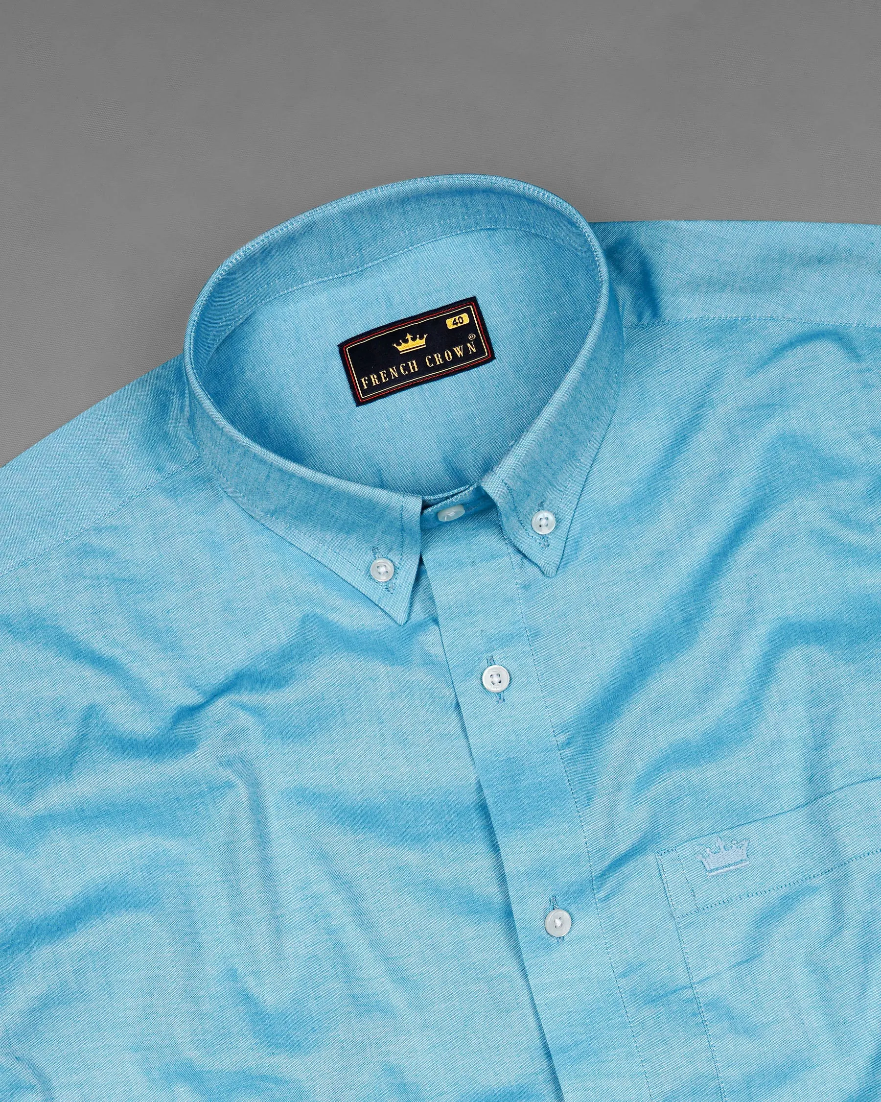 Glacier Blue Royal Oxford Shirt