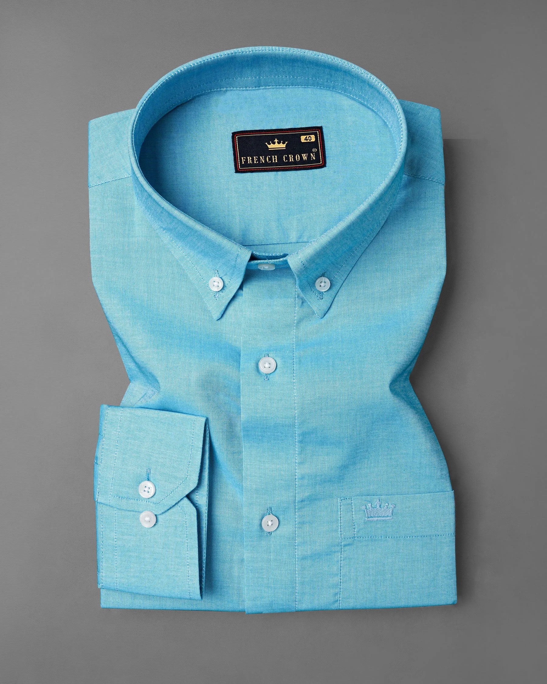 Glacier Blue Royal Oxford Shirt
