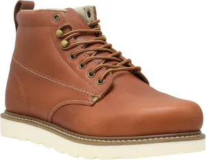 Golden Fox Work Boots Men's 6" Steel Toe Wedge Boot for Construction with Lightweight Comfortable Outsole