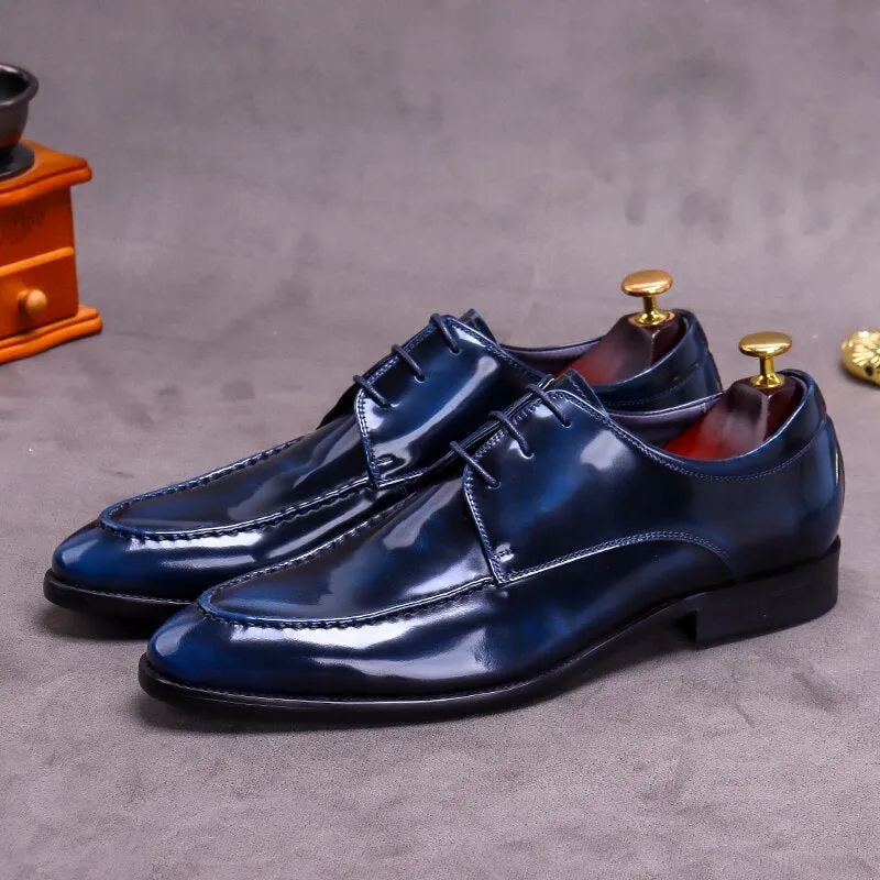 Handcrafted Calfskin Leather Oxford Dress Shoes