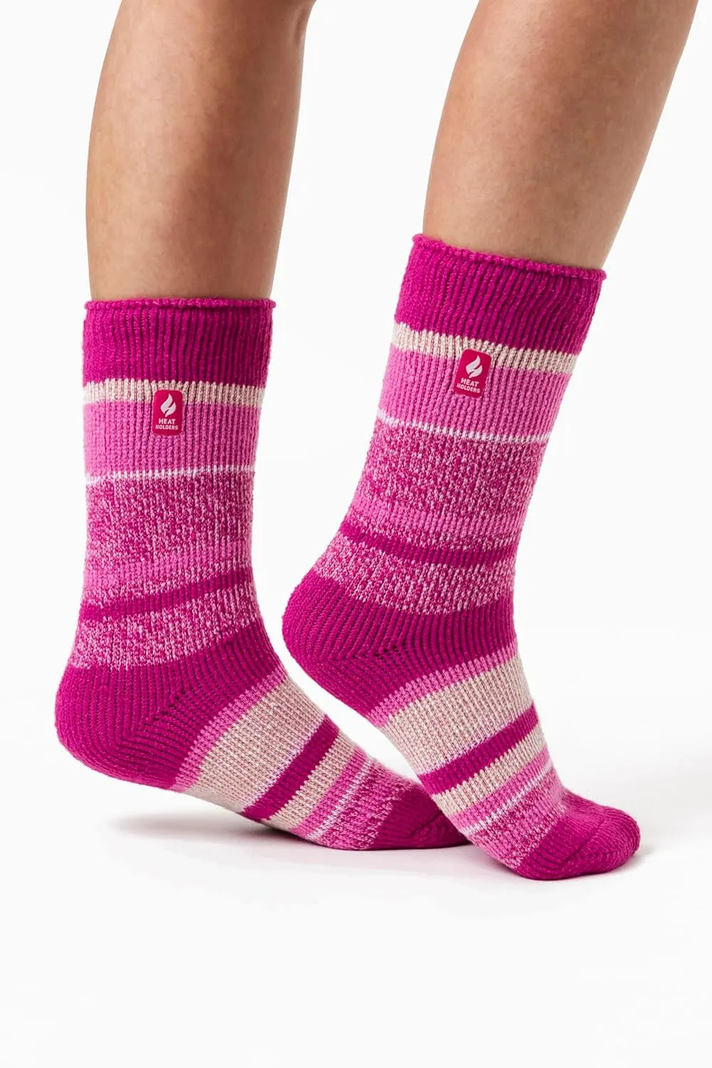 HEAT HOLDERS Womens Fleece Insulated Thermal Socks | Fuzzy Boot Socks for Winter