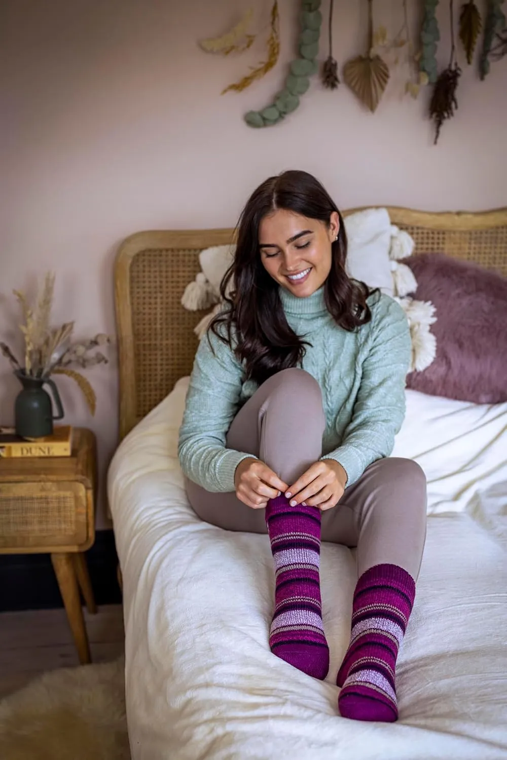 HEAT HOLDERS Womens Fleece Insulated Thermal Socks | Fuzzy Boot Socks for Winter