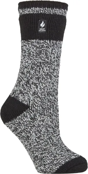 HEAT HOLDERS Womens Fleece Insulated Thermal Socks | Fuzzy Boot Socks for Winter