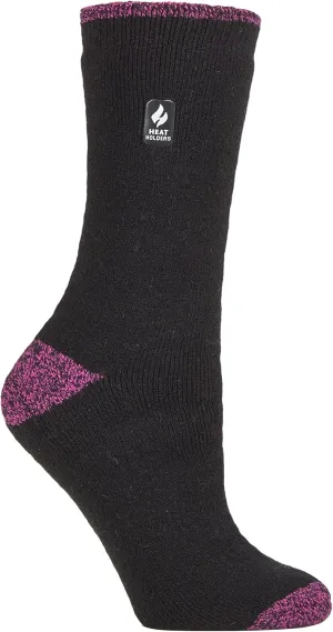 HEAT HOLDERS Womens Fleece Insulated Thermal Socks | Fuzzy Boot Socks for Winter