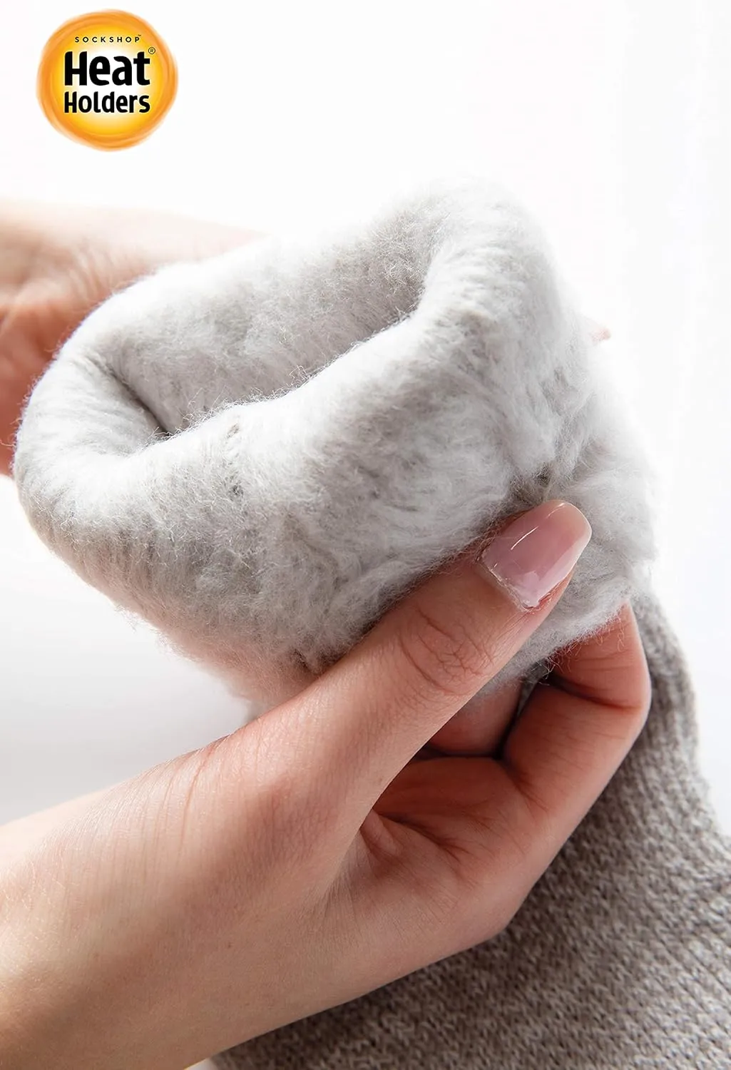 HEAT HOLDERS Womens Fleece Insulated Thermal Socks | Fuzzy Boot Socks for Winter
