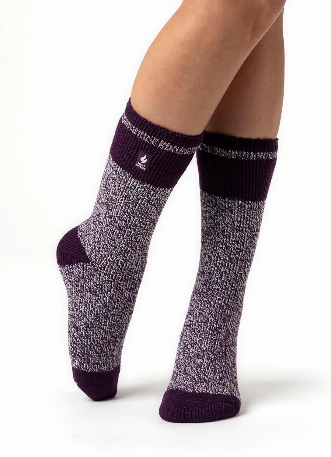 HEAT HOLDERS Womens Fleece Insulated Thermal Socks | Fuzzy Boot Socks for Winter
