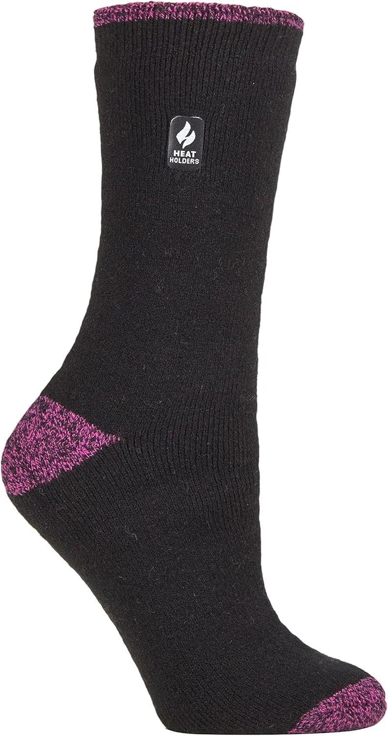HEAT HOLDERS Womens Fleece Insulated Thermal Socks | Fuzzy Boot Socks for Winter