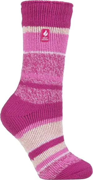 HEAT HOLDERS Womens Fleece Insulated Thermal Socks | Fuzzy Boot Socks for Winter