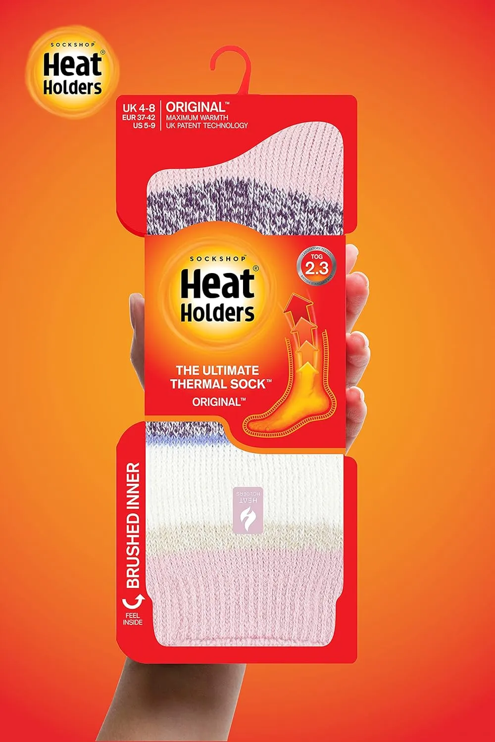 HEAT HOLDERS Womens Fleece Insulated Thermal Socks | Fuzzy Boot Socks for Winter