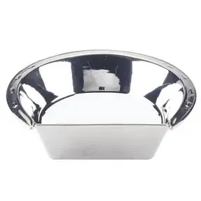 Horseshoe Porcelain Silver Serving Bowl