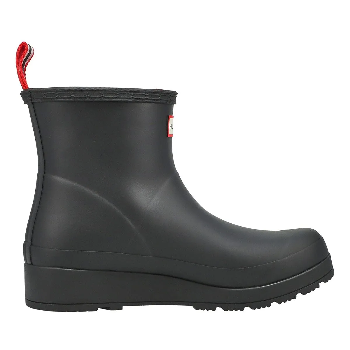 Hunter Boot Women's Original Insulated Play Short Rain Boot Black 9 Medium US