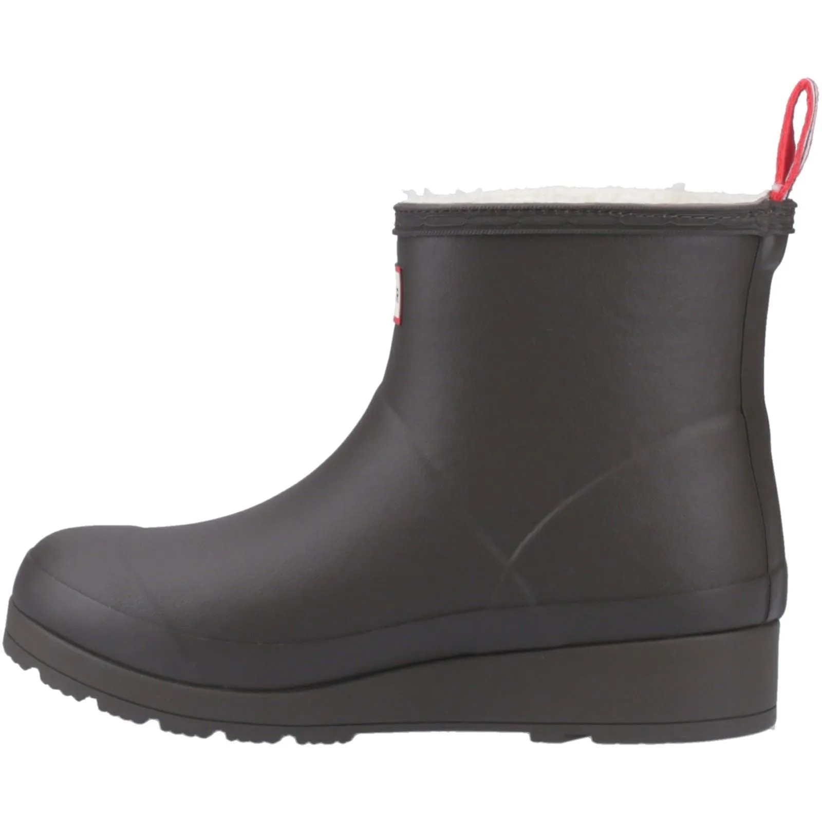 Hunter Play Short Rubber Women's Chocolate Brown Wellington Boots