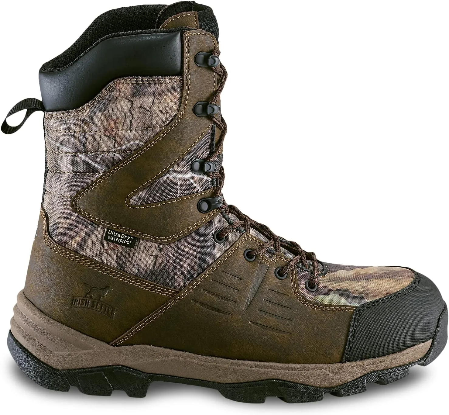 Irish Setter, Terrain, Men’s, 10", Waterproof, Insulated 1200g, Hunting Boot, Mossy Oak Country DNA