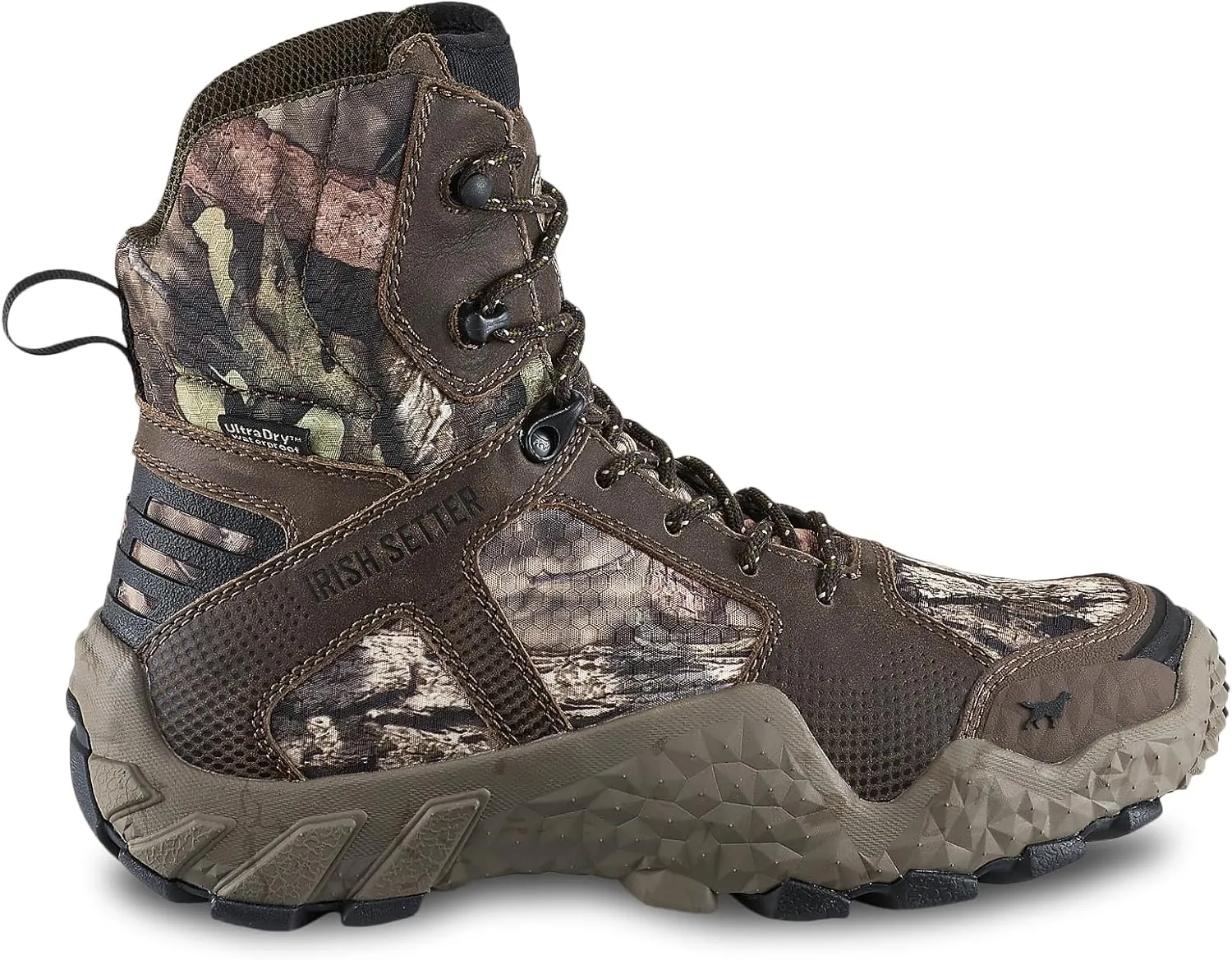Irish Setter, VaprTrek, Women's, 8", Waterproof, Insulated 400g, Hunting Boot, Mossy Oak Break-up Country