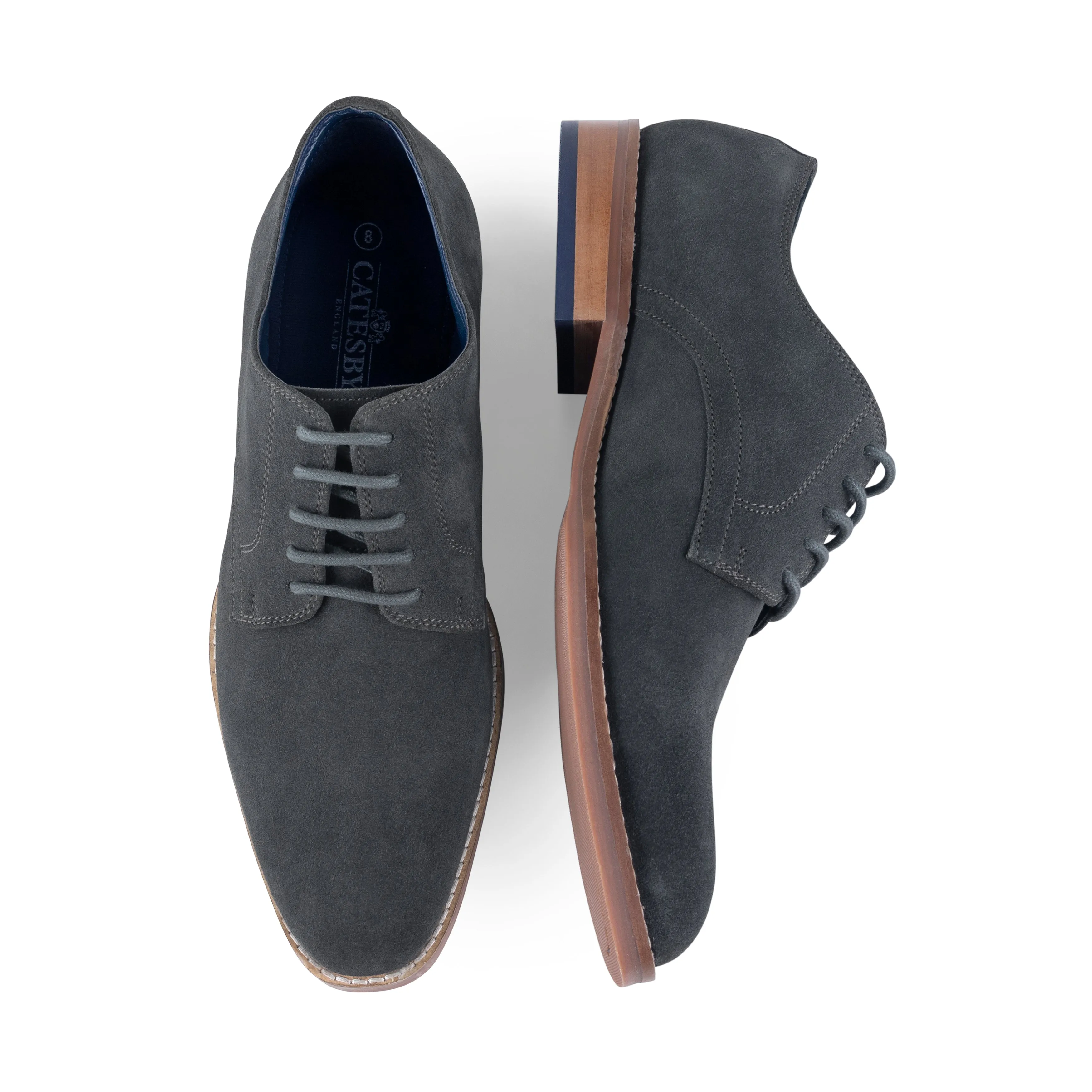 James Men's Derby Shoe - GREY