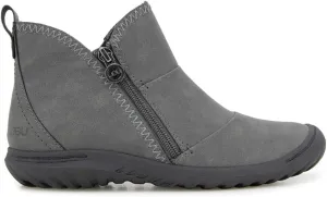 JBU Women's Piper Ruched Fashion Comfort Casual Water Resistant Ankle Boot
