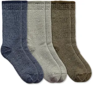 Jefferies Socks Boys Girls Merino Wool Cushion Boot Socks 3 Pair Pack