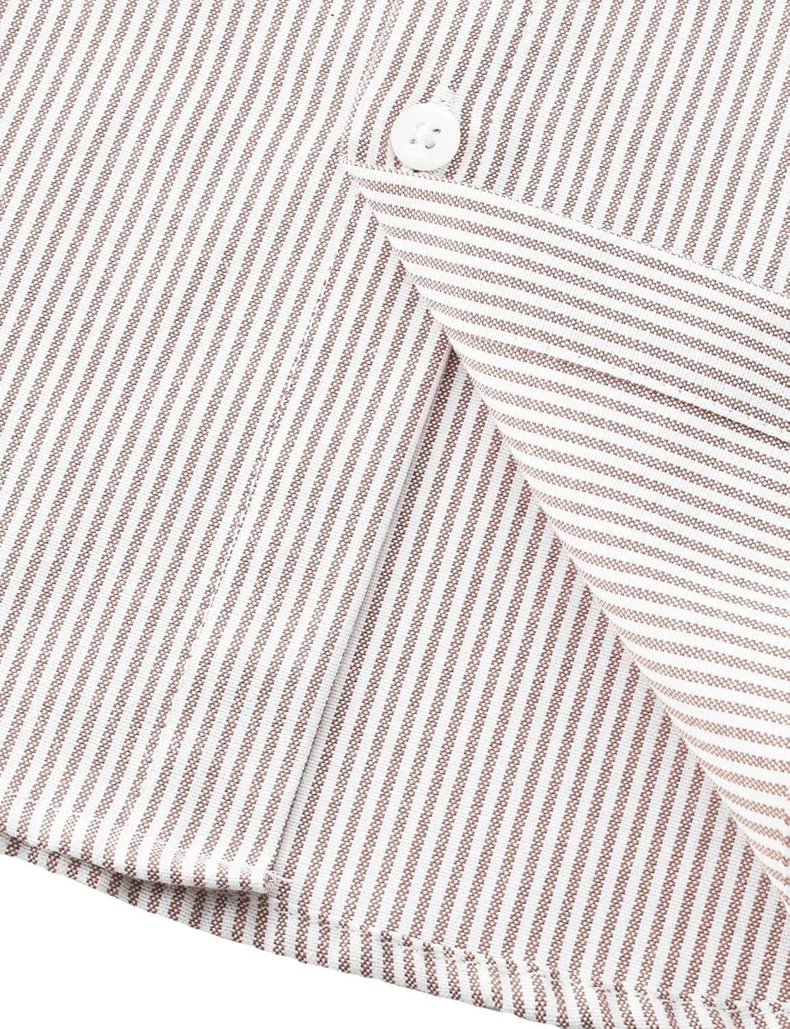JOGAL Boys Long Sleeve Oxford Dress Shirts Casual Button Down Shirts Striped Tops for 6-14 Years