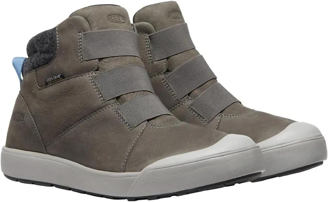 KEEN Women's Elle Winter Mid Height Insulated Waterproof Pull on Ankle Boots